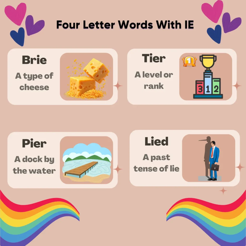 four letter words with ie (1)
