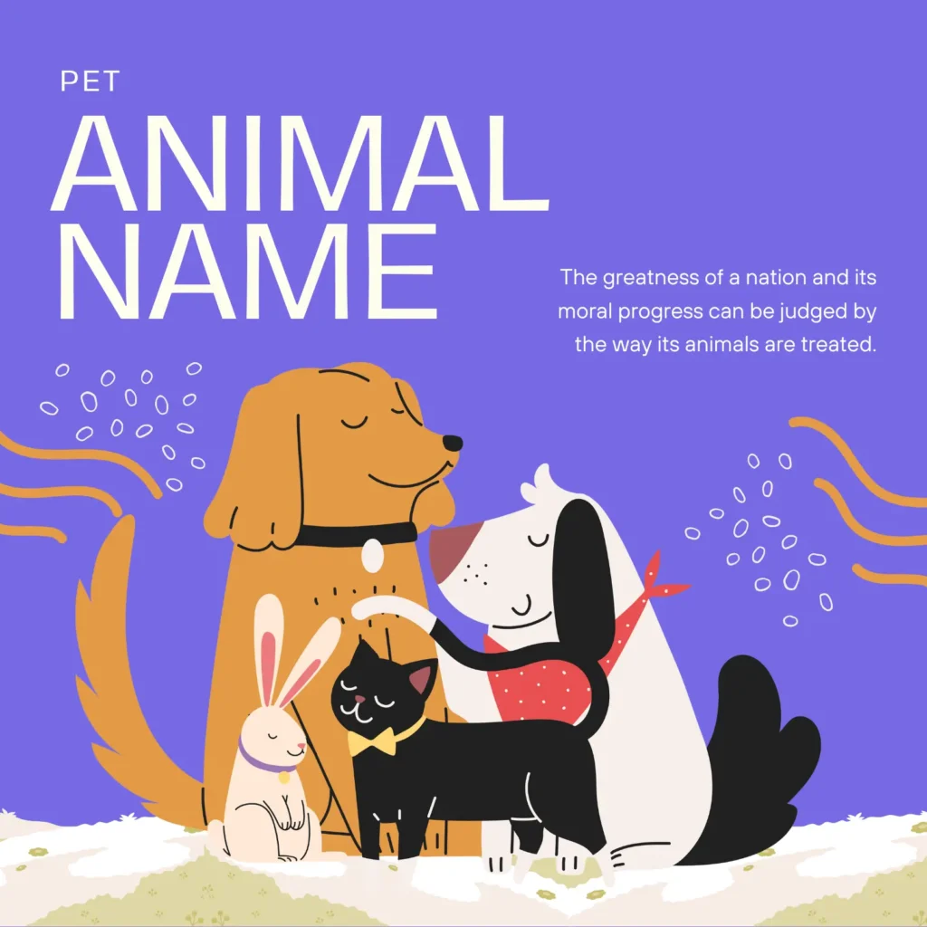 Pet Animals Name in Hindi | English with Chart pet animal name