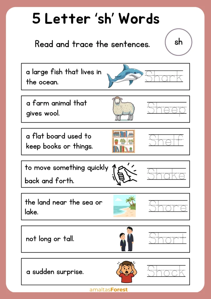 5 letter words that start with ‘sh’