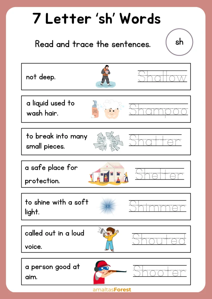 7 letter words that start with ‘sh’