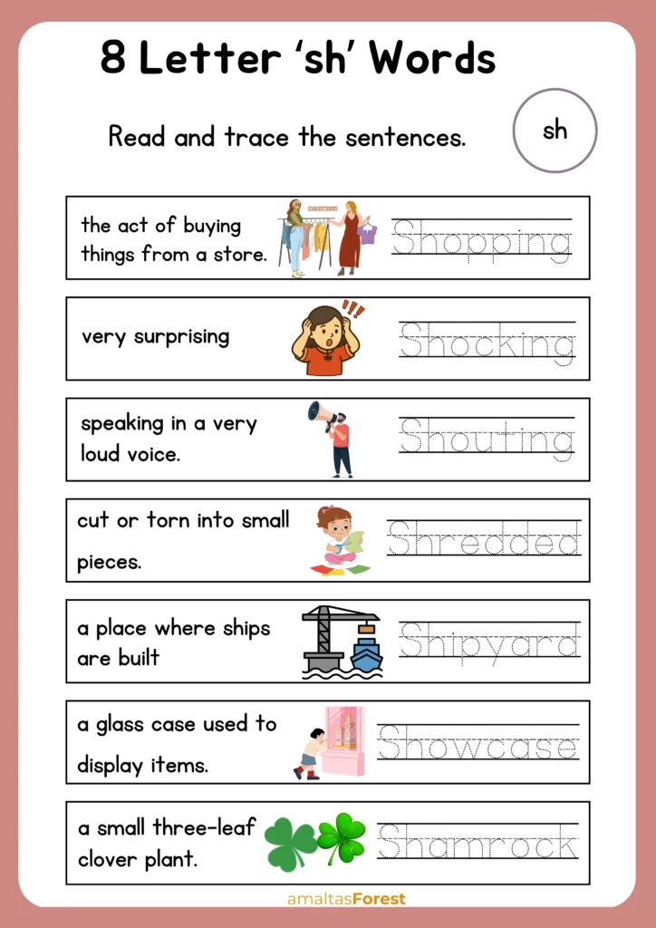 8 letter words that start with ‘sh’