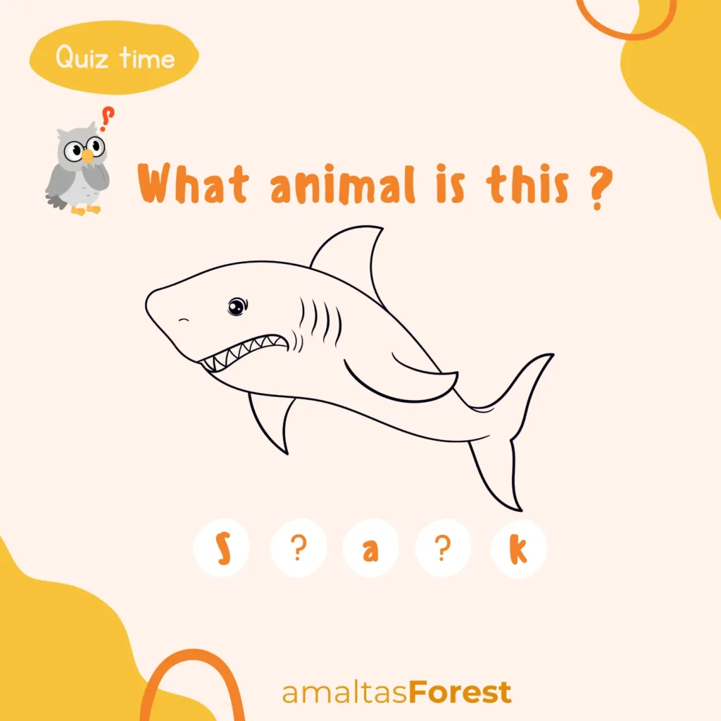 water animals name guess