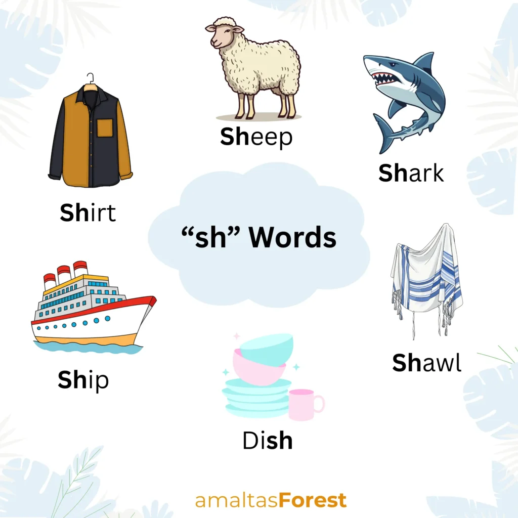 sh words for kids