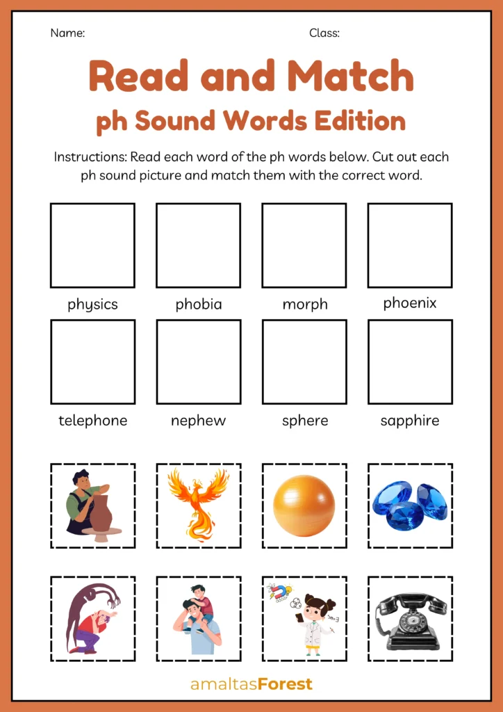 ph sound worksheet
