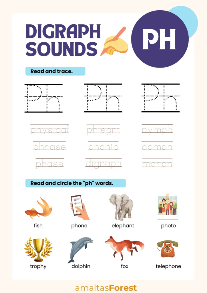 ph words worksheet