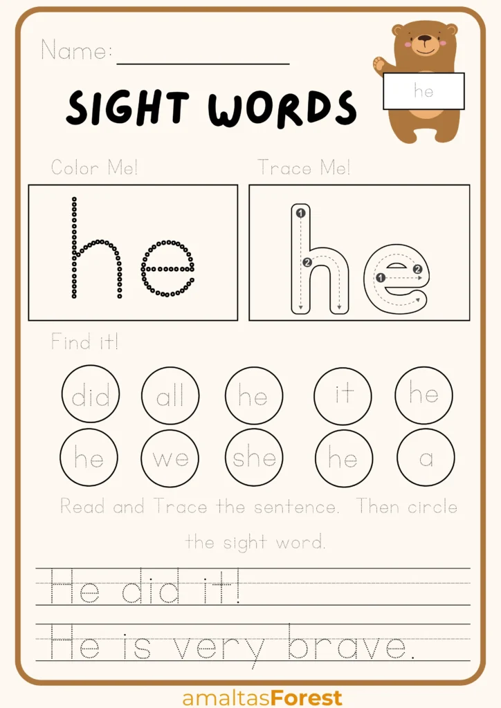 two letter words kindergarten