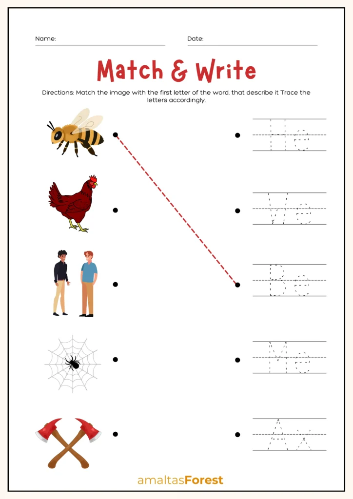 write two letter words worksheet